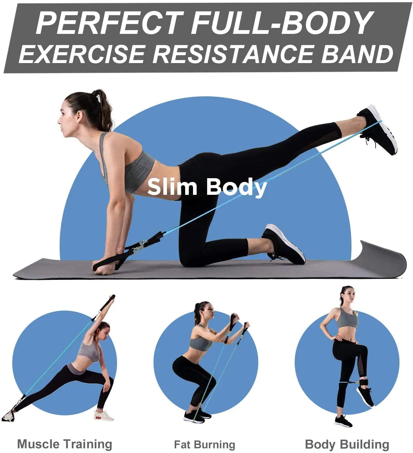 K-Topp KT600 Resistance Band Set
