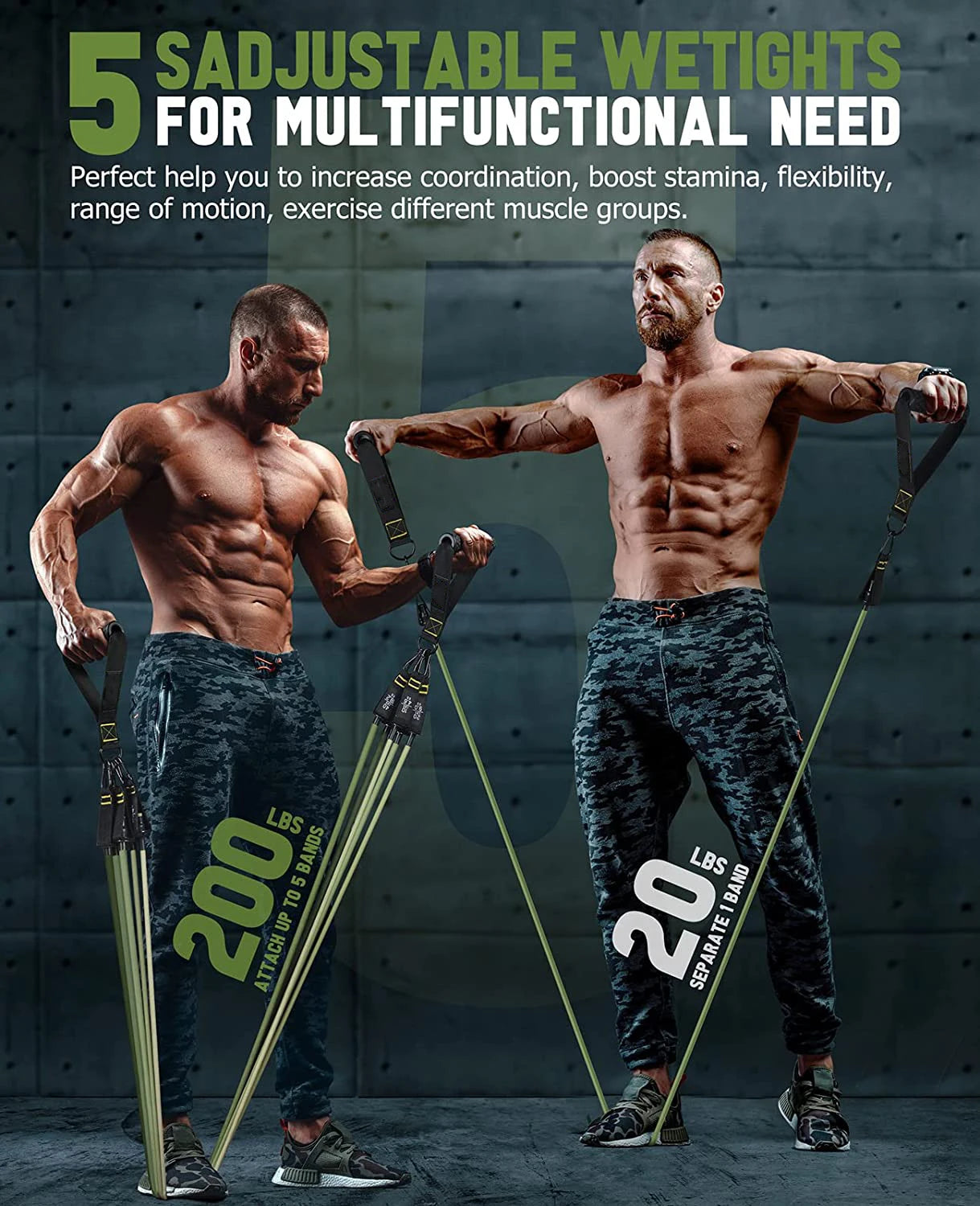 K-Topp KT600 Resistance Band Set