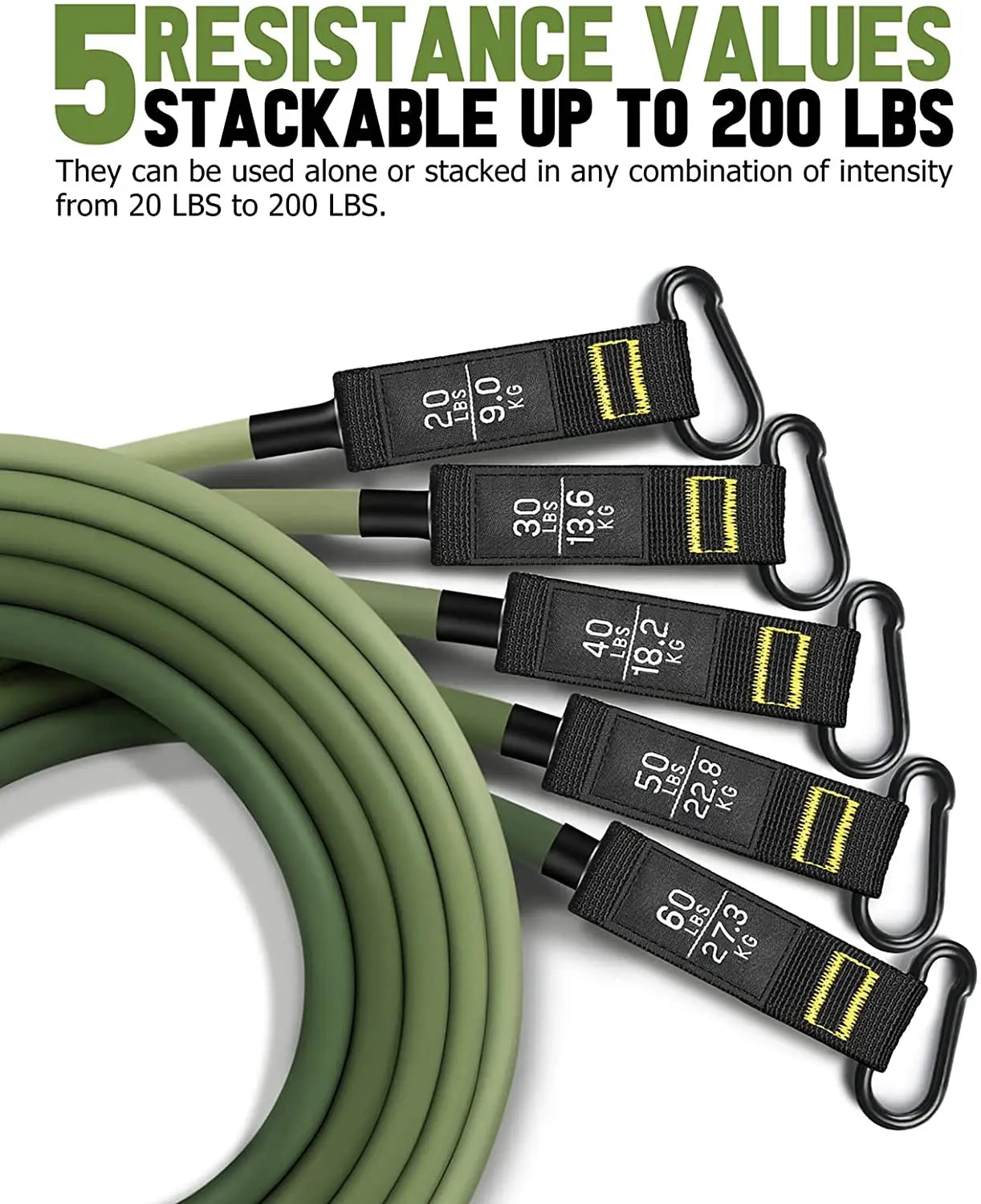 K-Topp KT600 Resistance Band Set